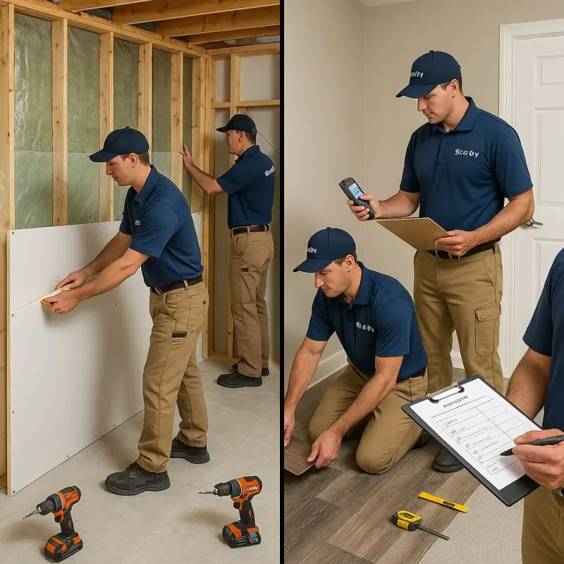 Repairs and Reconstruction process in Cumberland Hill, RI